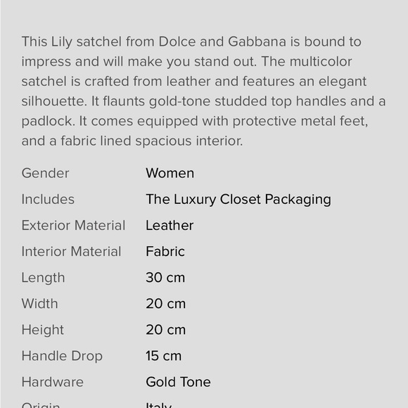 D&G Multicolor Leather Suede Satchel. - Picture 8 of 8